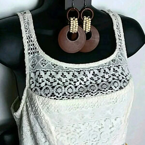 NWT Vintage Multicolored Floral Lace Mini Dress